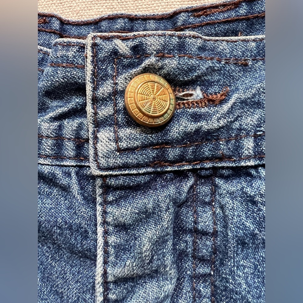 Vintage Escada Blue Wash Denim Jeans Size 40 - Picture 5 of 7